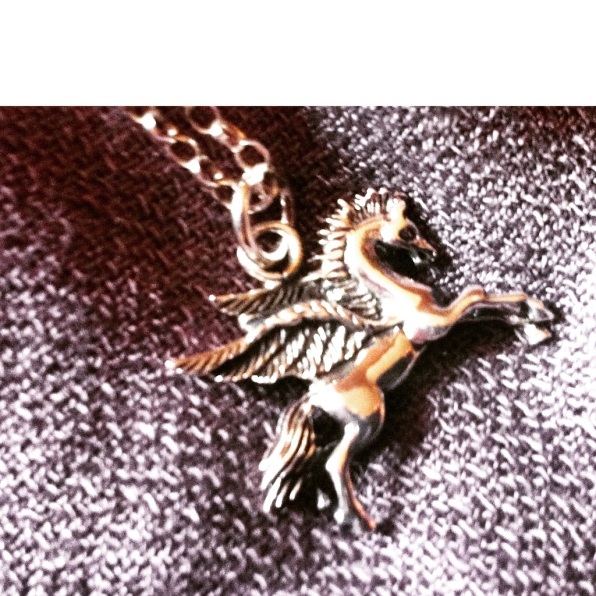 Pegasus necklace - silver jools at www.ebay.co.uk